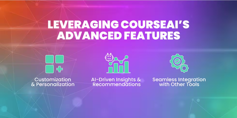 Leveraging CourseAI's advanced features for training materials