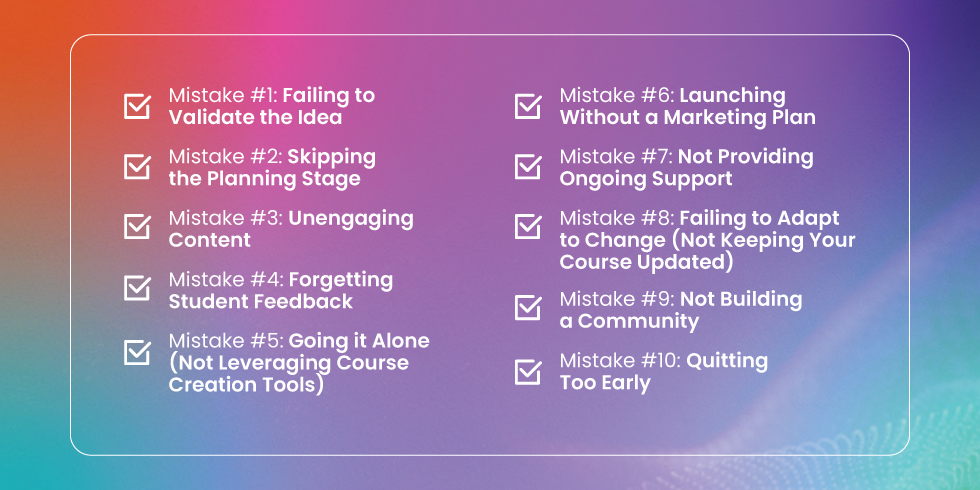 Online course creation tips