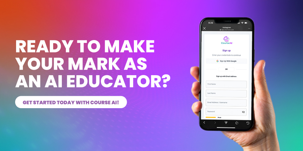 Get started with CourseAI today