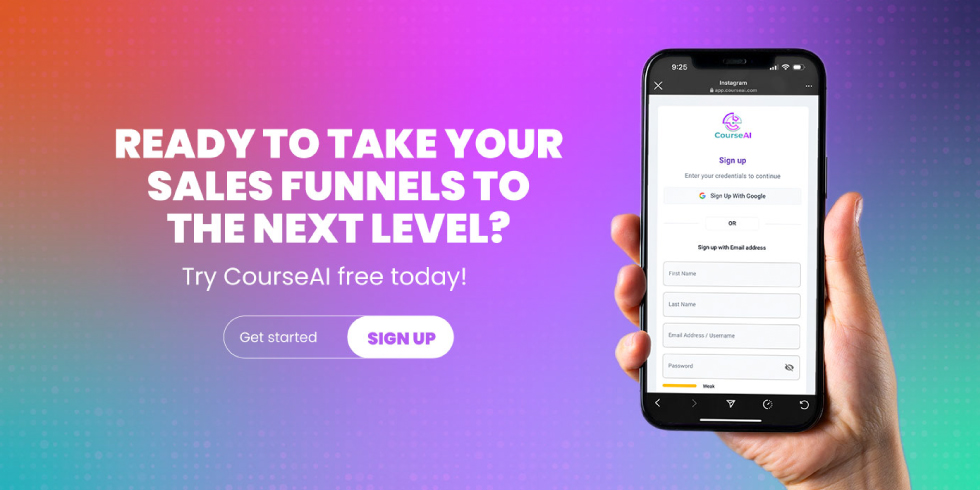 Build and optimize sales funnels for online courses