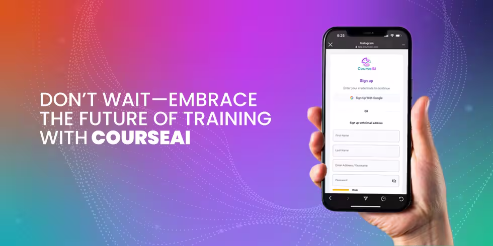 Embrace the future of training with CourseAI