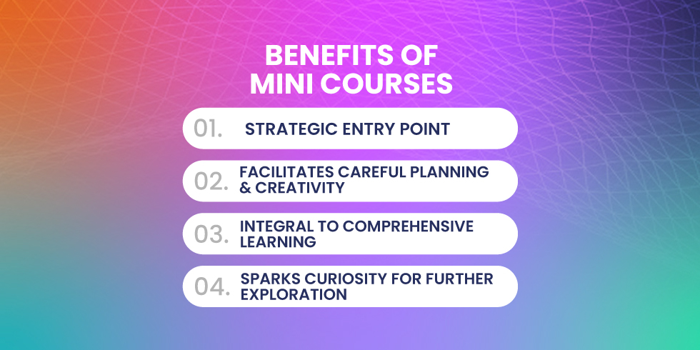 Benefits of mini courses for course creators