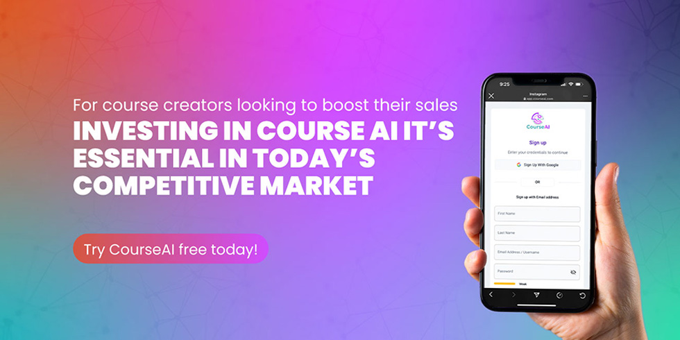 Social proof boosts online course sales with CourseAI