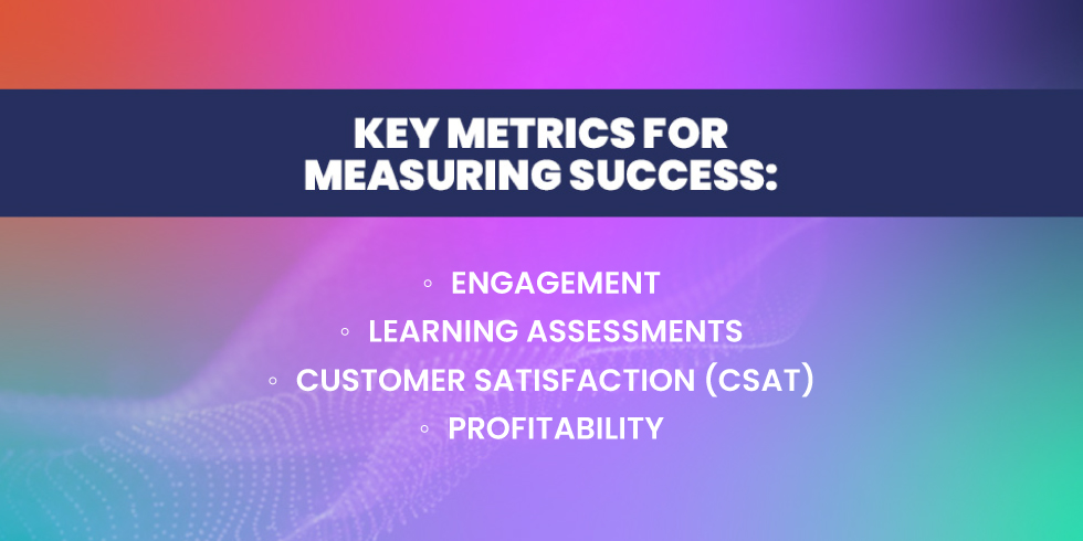Key metrics for measuring online course success