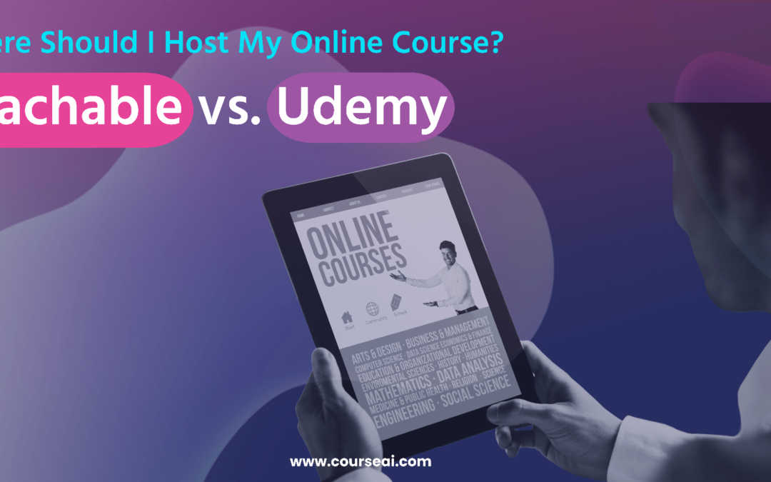 Where Should I Host My Online Course. Udemy